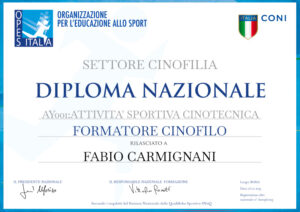 DIPLOMA FORMATORE Fabio Carmignani